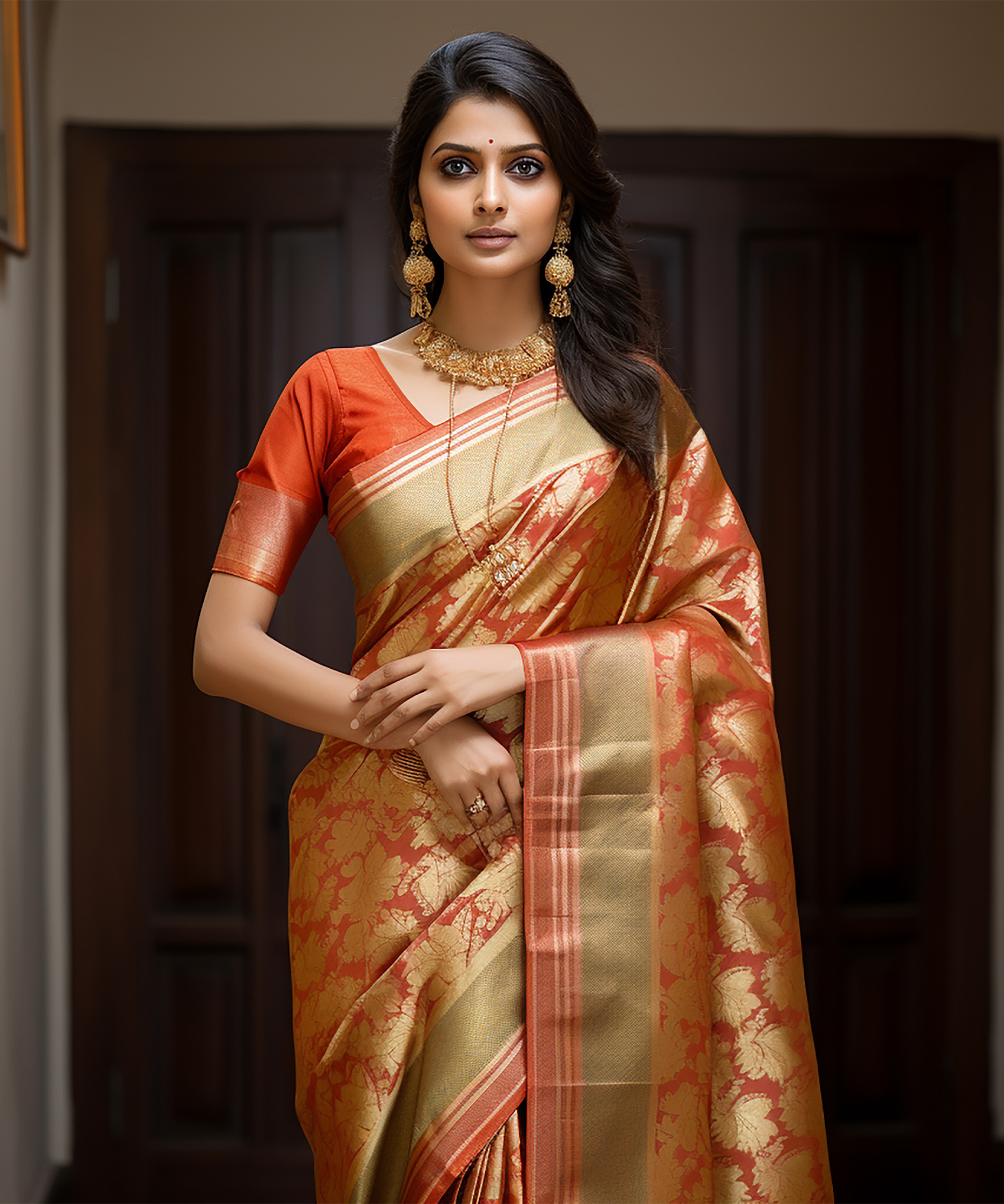 Embroidered Chiffon Sarees